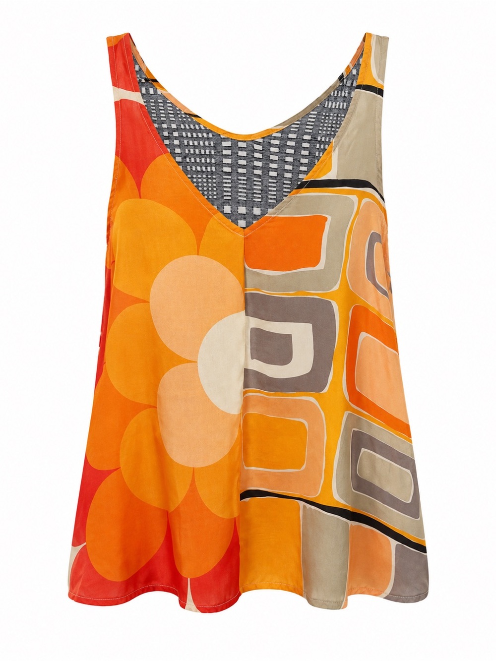 Anthropology Tiny geometric print tank, small